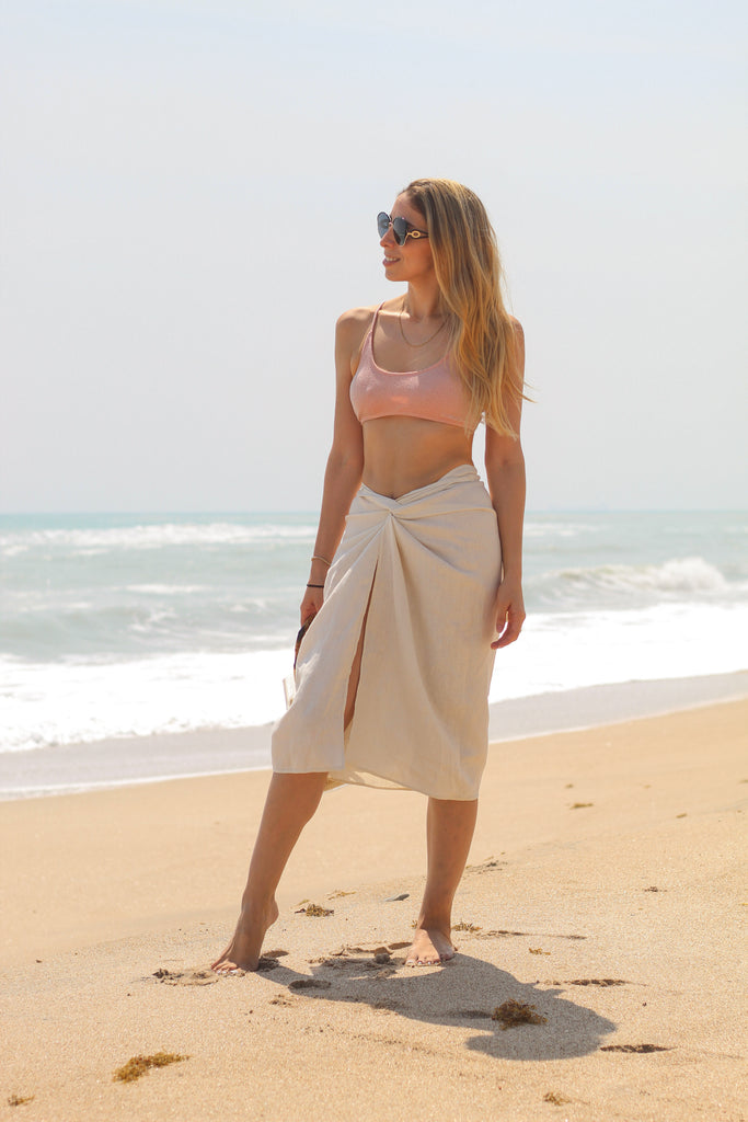 The Coral edit- the linen Romina skirt